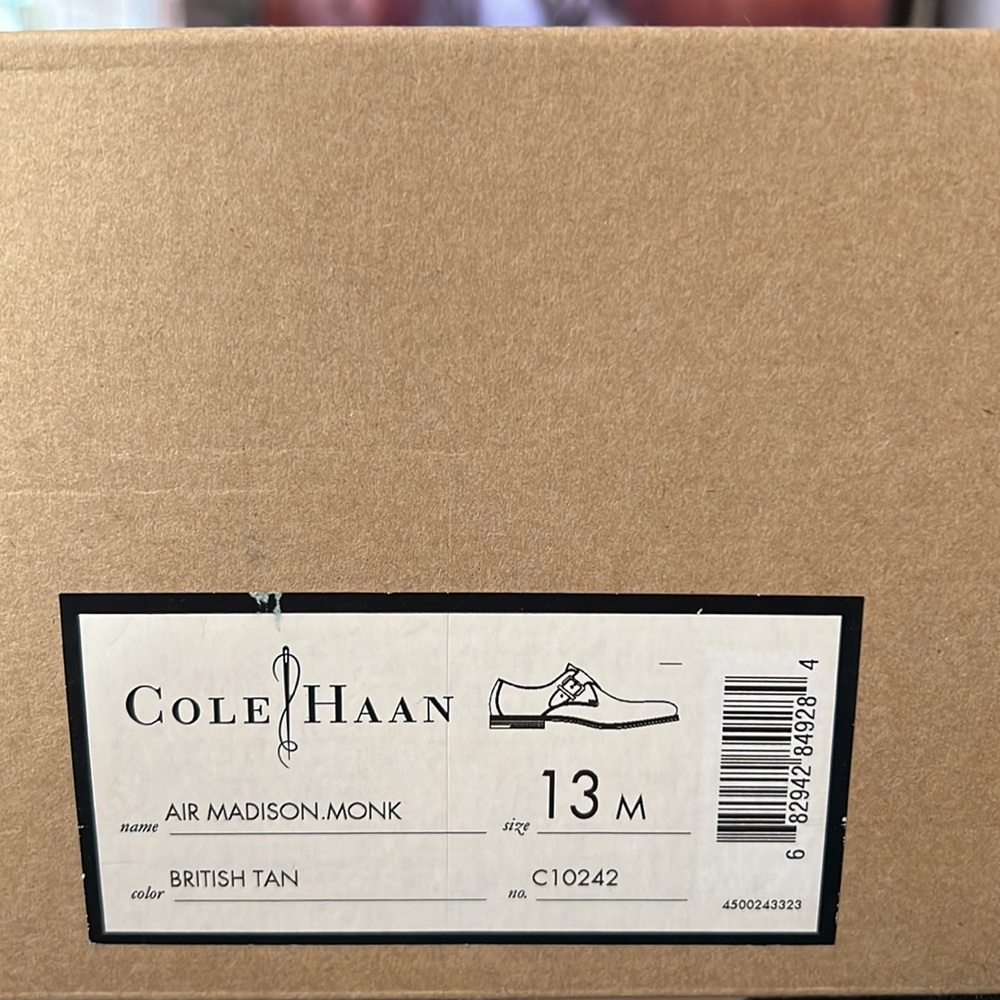 Cole Haan Air Madison Monk British Tan - Picture 3 of 5